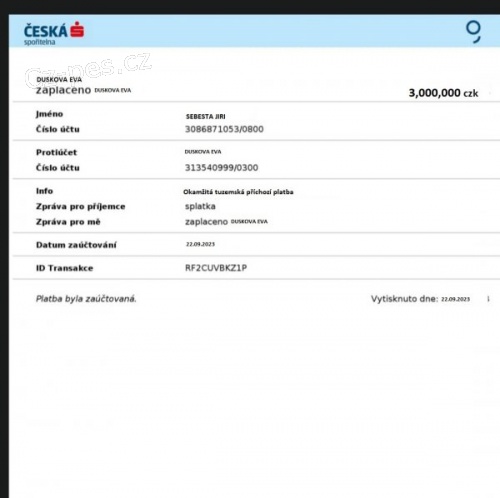  Je to pro v�s p��le�itost