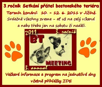 3.ro�n�k Setk�n� p��tel bostonsk�ho teri�ra!