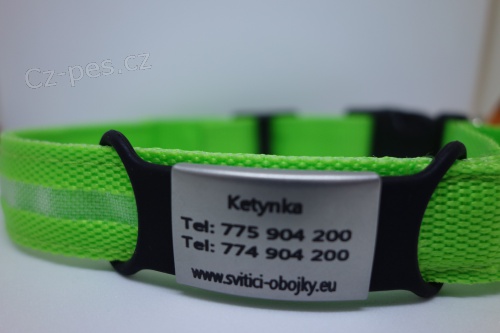 Identifika�n� zn�mka na obojek dogID