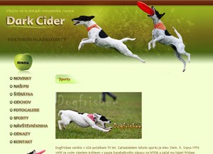 Tvorba www str�nek pro chovatele - webesign od  moonbarks