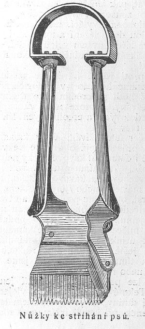 Nůžky ke stříhání psů